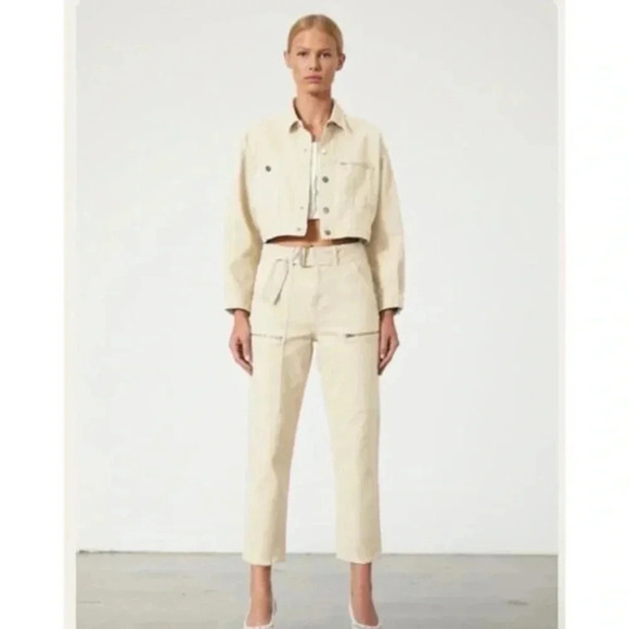 GRLFRND Jackets & Blazers - NWT GRLFRND Denim Cotton Gene Jacket In Bone